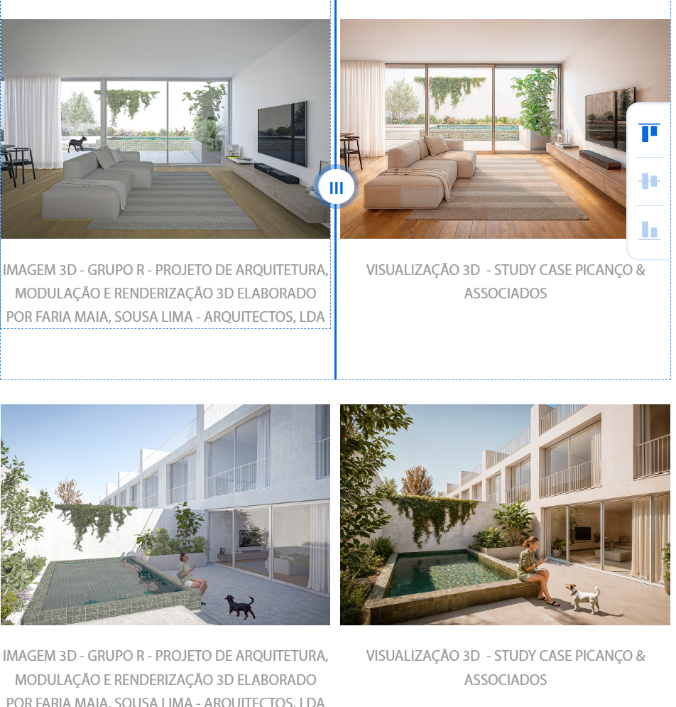 Antes e depois do Empreendimento Lisboa 38